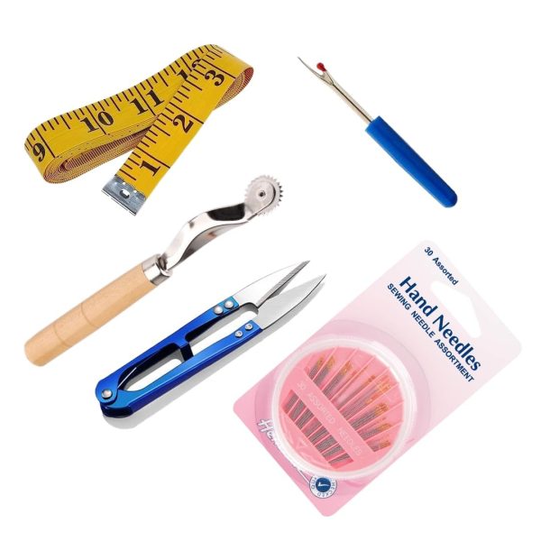 5‑in‑1 Thread Cutter Combo – Includes Thread Cutter, Seam Ripper, Tape & More