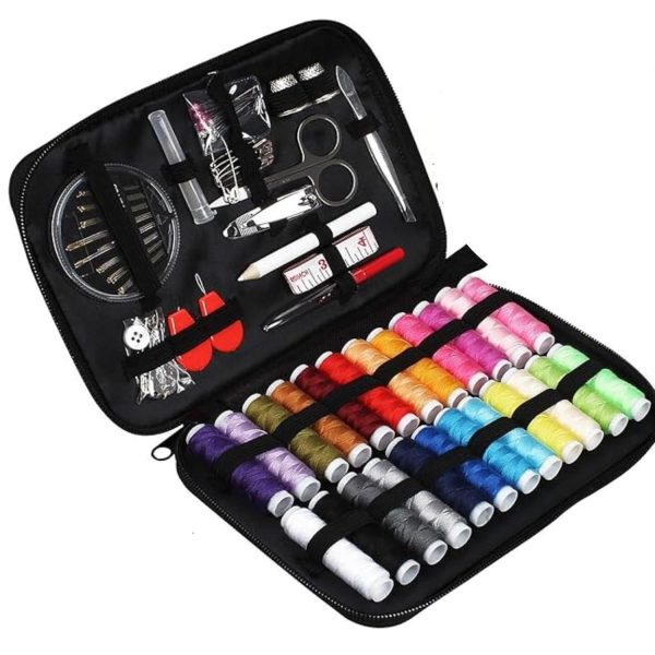 Sewing Kit Box – 130‑Piece Tailoring Set (Includes Scissors & Thread Cutter)